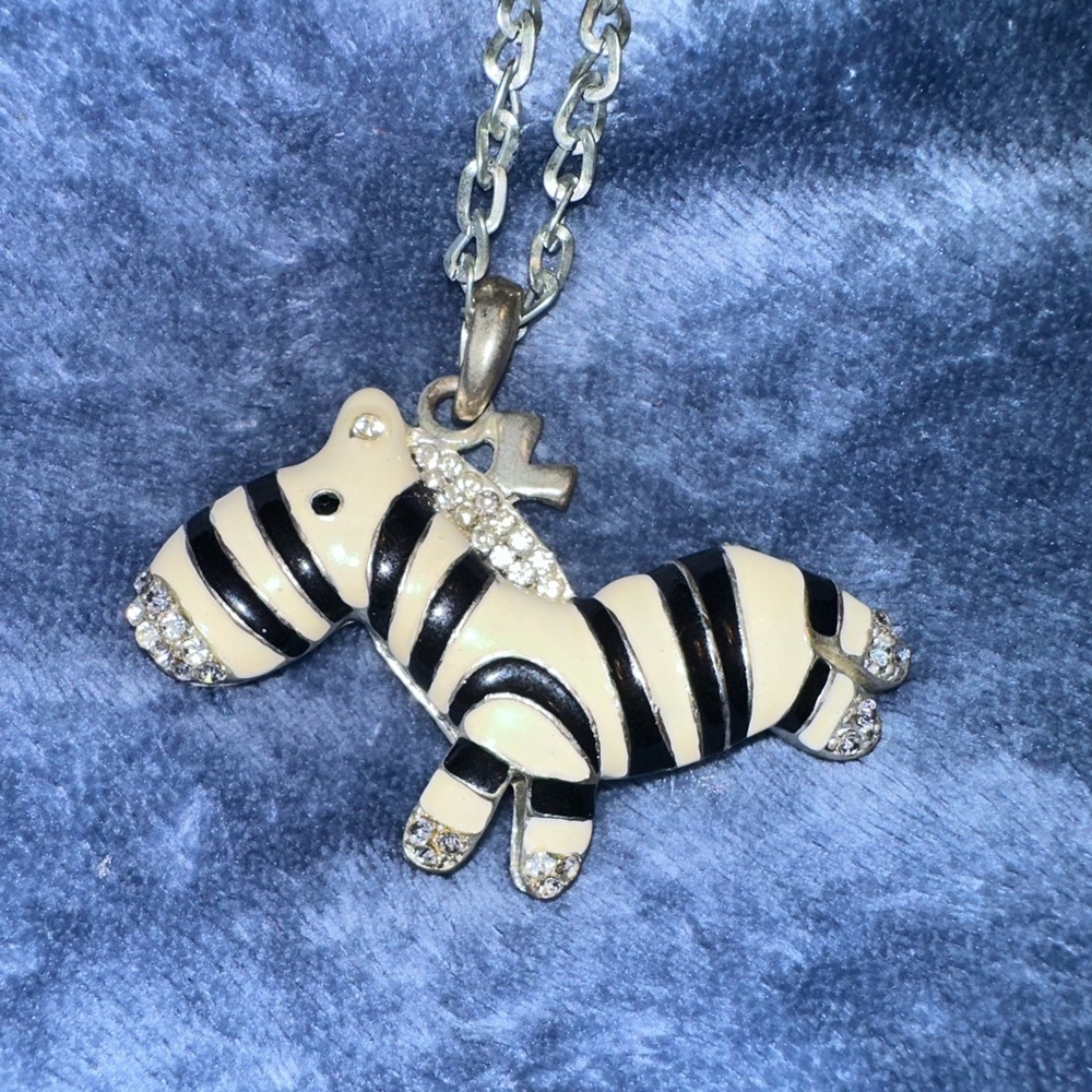 Fashion, jewelry, one size necklace, zebra